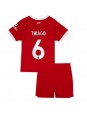 Liverpool Thiago Alcantara #6 Heimtrikotsatz für Kinder 2023-24 Kurzarm (+ Kurze Hosen)